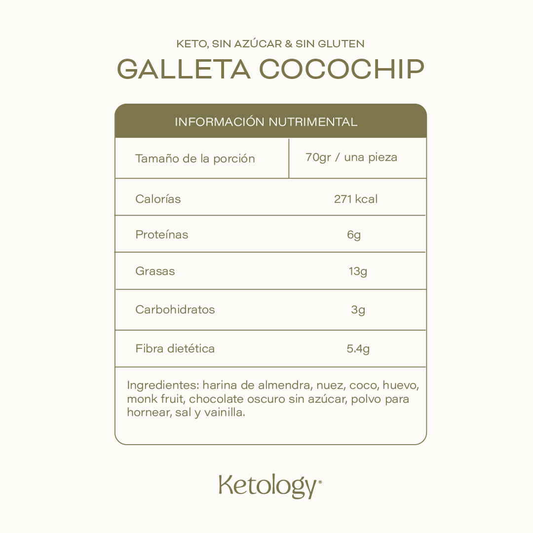 Galleta Chocochip Keto