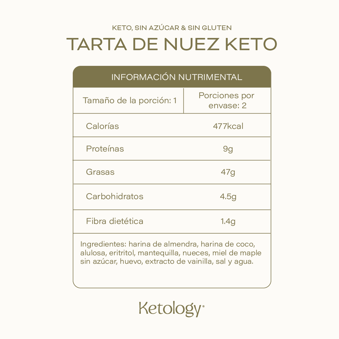 Tarta de Nuez Keto