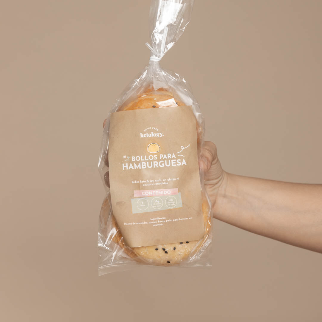 Pan Hamburguesa Keto
