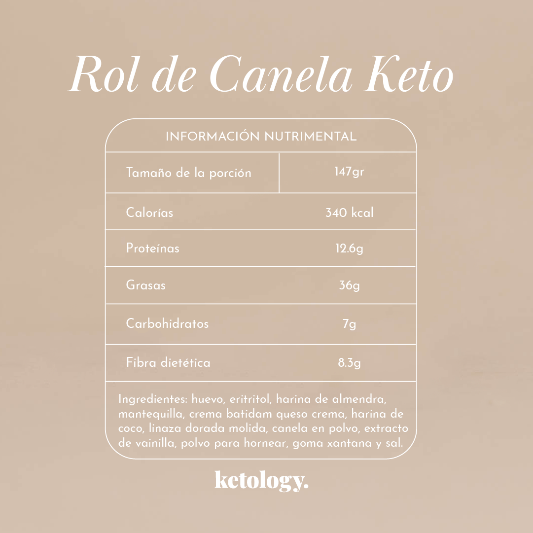 Rol de Canela Keto