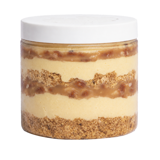 Cheesecake de Maple Pecan Cuchareable (Sin Lácteos)