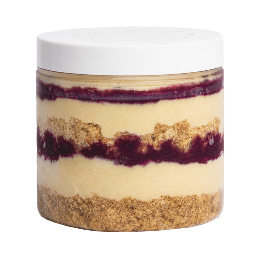 Cheesecake de Zarzamora Cuchareable (Sin Lácteos)