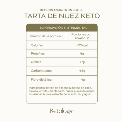Tarta de Nuez Keto