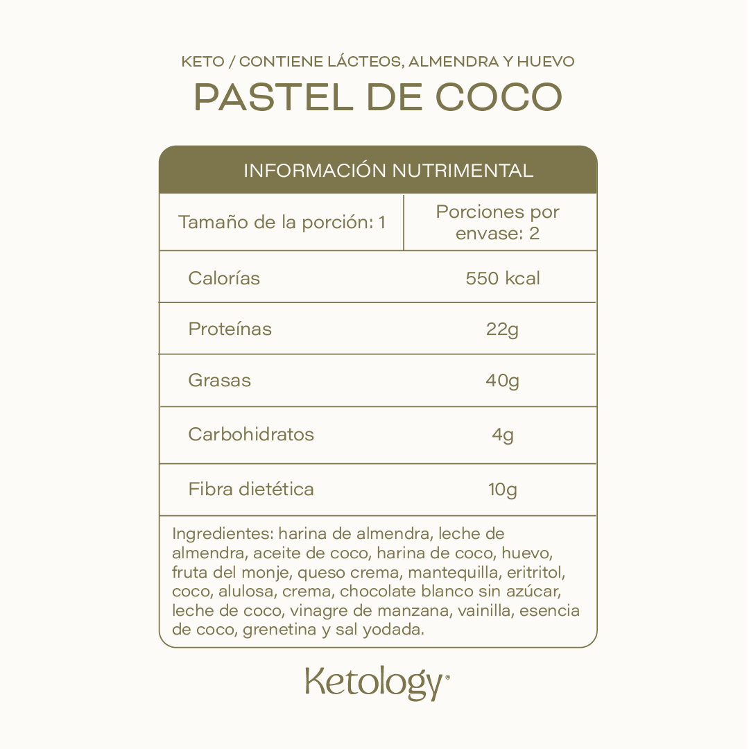 Pastel de Coco