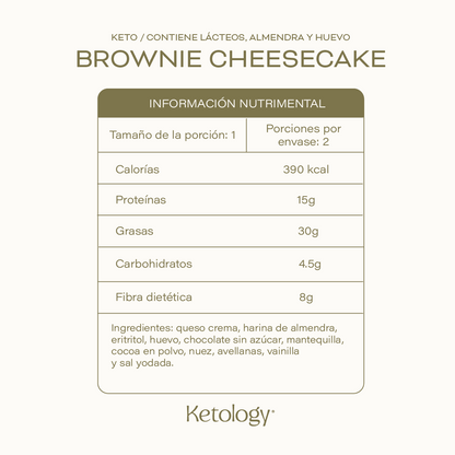 Brownie Cheesecake Keto