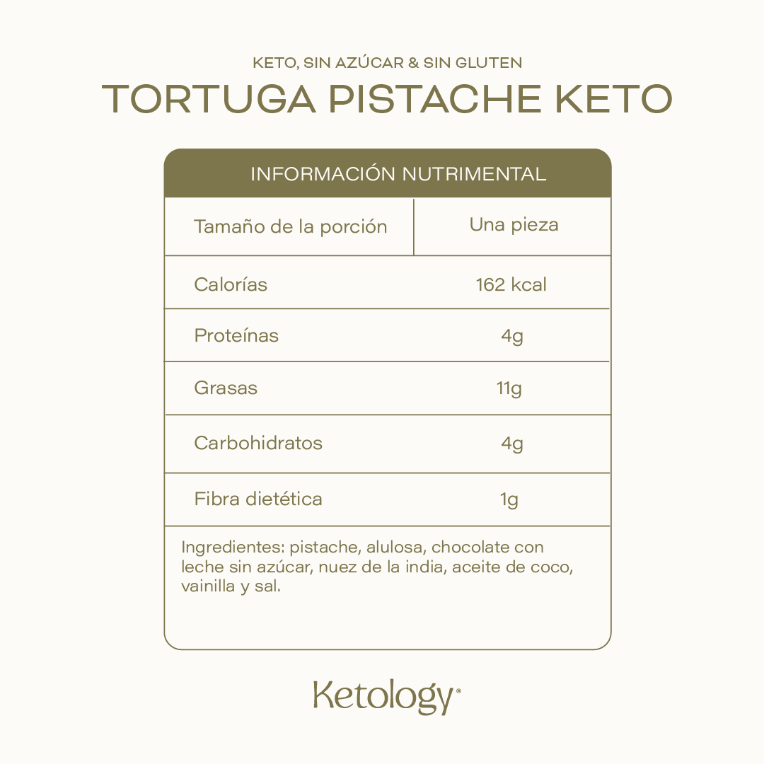 Tortuga de Pistache Keto