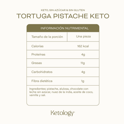 Tortuga de Pistache Keto