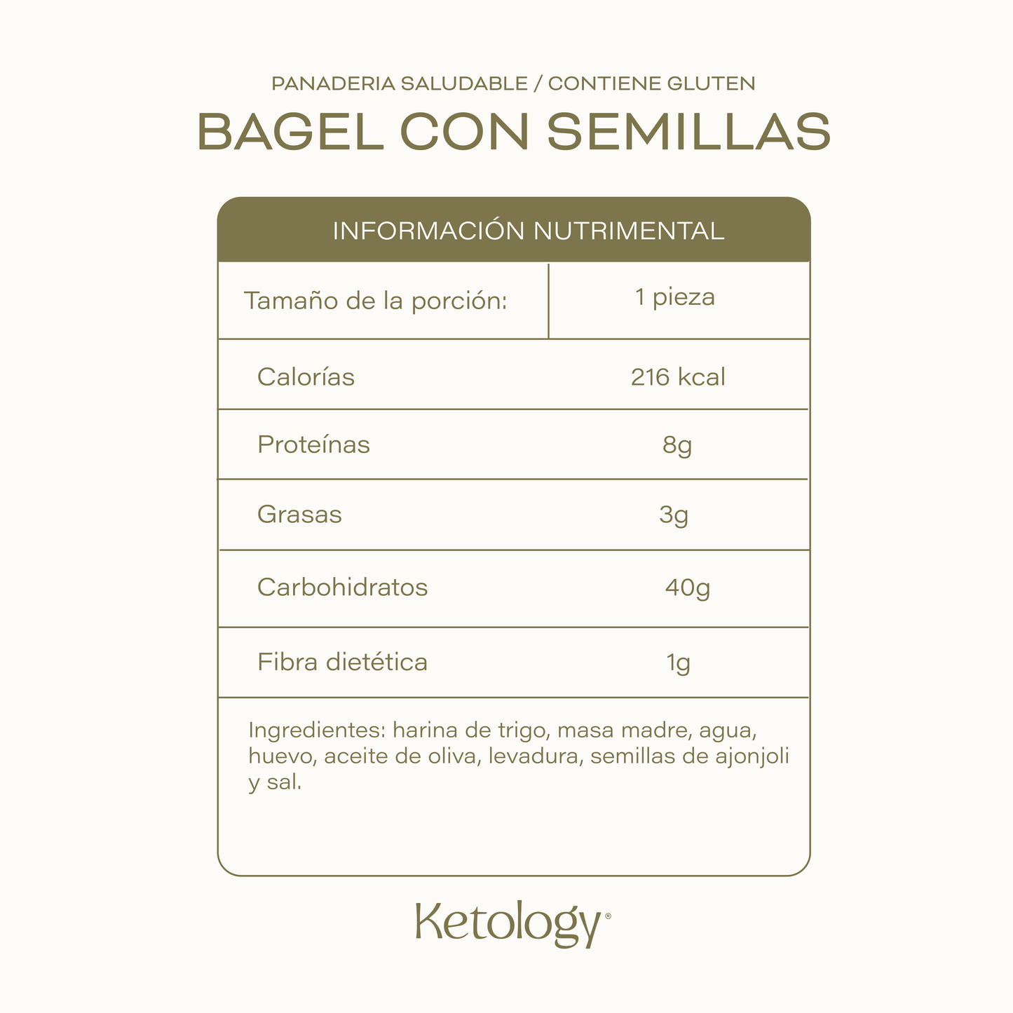 Bagel con Semillas