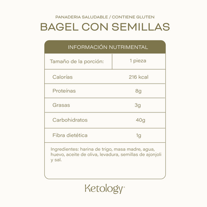 Bagel con Semillas
